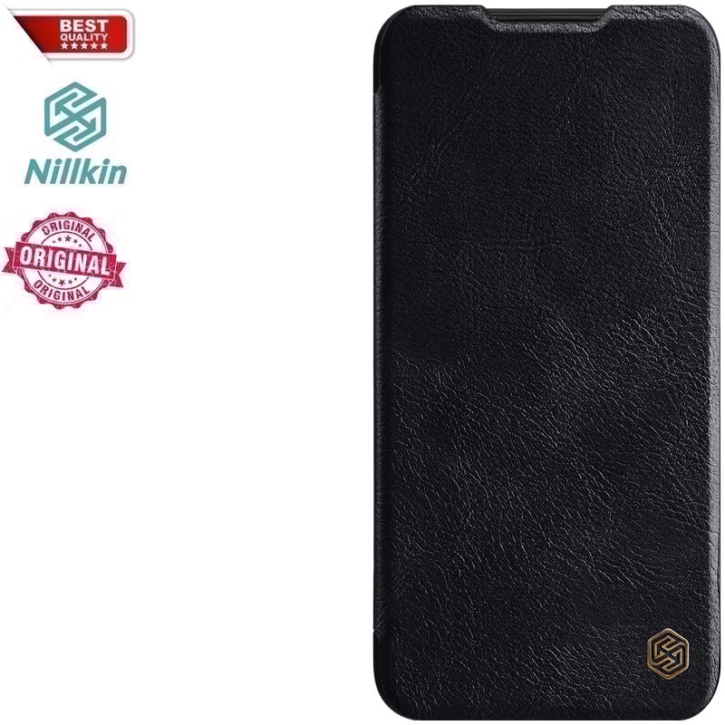 Odinis dėklas Nillkin qin serijos - juodas (Xiaomi Redmi Note 8) Odinis dėklas Nillkin qin serijos - juodas (Xiaomi Redmi Note 8)